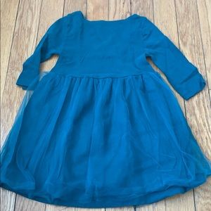 Crewcuts teal tutu dress